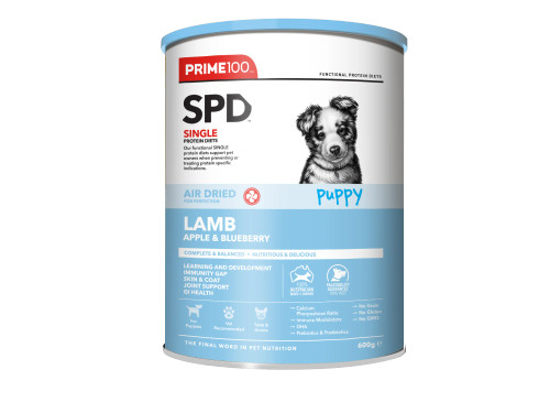 Prime100 SPD™ Air Dried Lamb, Apple and Blueberry 600g