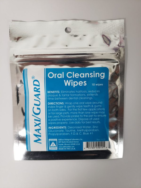 Maxiguard Oral Cleansing Wipes (10 pack)