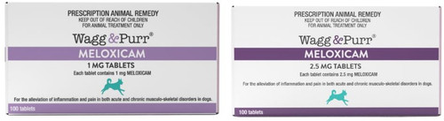 WAGG & PURR MELOXICAM DOG CHEW TABLET 1MG 100'S