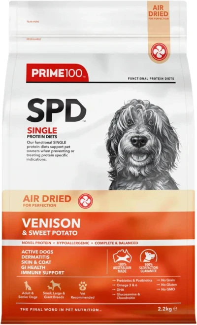 Prime100 SPD Air-Dried  Venison and Sweey Potato 2.2kg