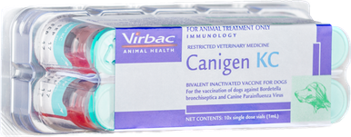CANIGEN KC BIVALENT INACTIVATED VACCINE FOR DOGS