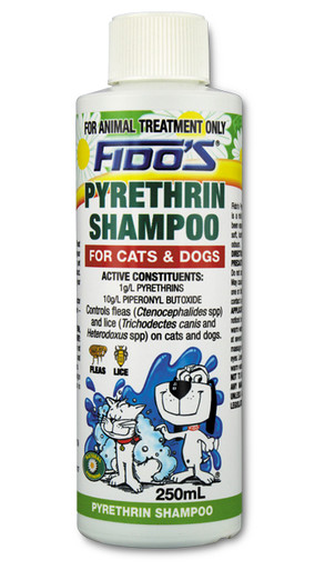 FIDO'S PYRETHRIN SHAMPOO FOR CATS AND DOGS