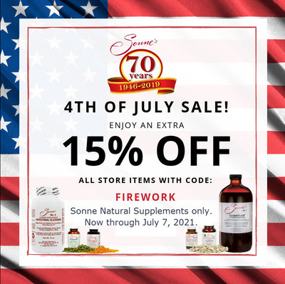 4th of July Sonne Sale