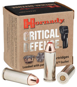 Hornady Critical Defense 40 S&W 165 Grain Flex Tip Expanding 20rds/Box Hornady Critical Defense 40 S&W 165 Grain Flex Tip Expanding 20rds/Box