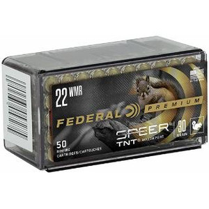 Federal Premium 22 WMR 30 Grain JHP 50rds/bx Federal Premium 22 WMR 30 Grain JHP 50rds/bx