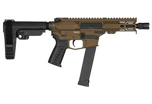 CMMG Banshee MKG Pistol .45ACP 5" Barrel 26Rd Midnight Bronze w/ RipBrace CMMG Banshee MKG Pistol .45ACP 5" Barrel 26Rd Midnight Bronze w/ RipBrace