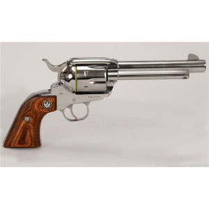 Ruger Vaquero 5104 Revolver 45LC 5.5" Barrel 6Rd Rosewood Stainless Steel Ruger Vaquero 5104 Revolver 45LC 5.5" Barrel 6Rd Rosewood Stainless Steel