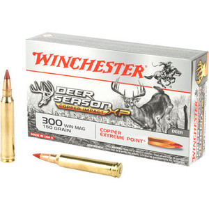 Winchester X300CLF Copper Impact 300 Win Mag 150 gr 3260 fps Lead-Free 20rds/Box Winchester X300CLF Copper Impact 300 Win Mag 150 gr 3260 fps Lead-Free 20rds/Box