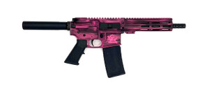 GLFA AR-15 223 Wylde Semi-Auto 7.5" BN Barrel 30rd Battleworn Prison Pink GLFA AR-15 223 Wylde Semi-Auto 7.5" BN Barrel 30rd Battleworn Prison Pink