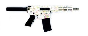 GLFA AR-15 223 Wylde Semi-Auto 7.5" SS Barrel 30rd Saved By The Splatter White GLFA AR-15 223 Wylde Semi-Auto 7.5" SS Barrel 30rd Saved By The Splatter White