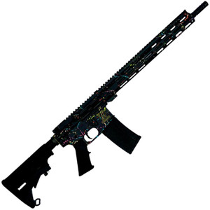 GLFA AR-15 223 Wylde Semi-Auto 16" BN Barrel 30rd Saved By The Splatter Black GLFA AR-15 223 Wylde Semi-Auto 16" BN Barrel 30rd Saved By The Splatter Black