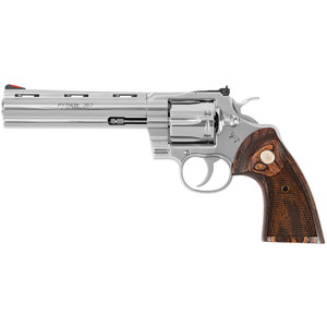 Colt Python Revolver .357 Mag 6" SS Barrel 6Rd Walnut Grips BLEM Colt Python Revolver .357 Mag 6" SS Barrel 6Rd Walnut Grips BLEM