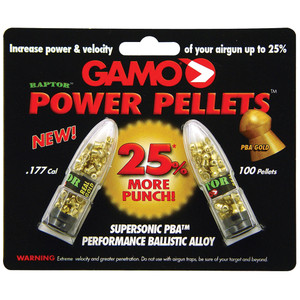Gamo .177 Pellets Raptor PBA (Alloy Lead Free) 100 Count 5.1 Grain