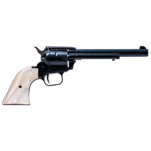 Heritage Rough Rider 22LR 22MAG 6.5" 6 Round Revolver Blued with Pearl Grips Heritage Rough Rider 22LR 22MAG 6.5" 6 Round Revolver Blued with Pearl Grips