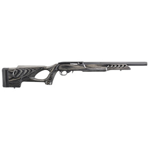 Ruger, 10/22 Target, Semi-automatic Rifle, 22 LR, 16.1" Threaded Barrel, Satin Blued Finish, Black Laminate Thumbhole Stock, 10Rd Rotary Magazine Ruger, 10/22 Target, Semi-automatic Rifle, 22 LR, 16.1" Threaded Barrel, Satin Blued Finish, Black Laminate Thumbhole Stock, 10Rd Rotary Magazine