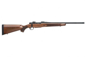 Mossberg 28176 Patriot Walnut 400 Legend 4+1 20" Fluted w/Recessed Match Crown, Blued Barrel/Rec, Walnut Stock, Spiral-Fluted Bolt, Adj. LBA Trigger, Weaver Scope Mount