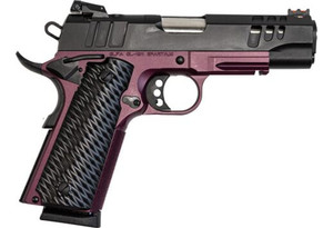 GLFA 1911 Pistol 9mm 4.25" Barrel FS BLK Slide Black Cherry Frame GLFA 1911 Pistol 9mm 4.25" Barrel FS BLK Slide Black Cherry Frame