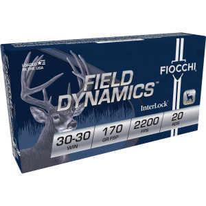 Fiocchi Rifle Shooting 30-30 Winchester FSP 170 GR 20Box