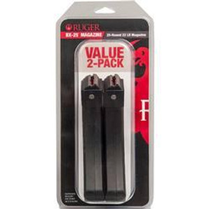 Ruger 10/22 Magazines .22 LR 25 Round Magazines Value 2 Pack 90548 Ruger 10/22 Magazines .22 LR 25 Round Magazines Value 2 Pack 90548