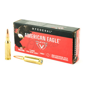 Federal American Eagle 224 Valkyrie 75 Grain TMJ 20rds/Box Federal American Eagle 224 Valkyrie 75 Grain TMJ 20rds/Box