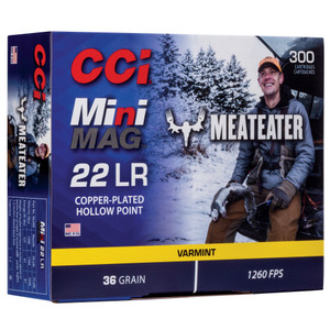CCI Mini-Mags 22LR 36 Grain HP 300rds/Box CCI Mini-Mags 22LR 36 Grain HP 300rds/Box