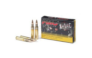 PMC X-Tac 5.56x45mm NATO 55 Grain FMJ 20rds/Box PMC X-Tac 5.56x45mm NATO 55 Grain FMJ 20rds/Box