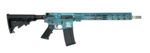 GLFA AR-15 223 Wylde Semi-Auto 16" BN Barrel 30rd Battleworn Teal GLFA AR-15 223 Wylde Semi-Auto 16" BN Barrel 30rd Battleworn Teal