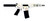 GLFA AR-15 223 Wylde Semi-Auto 7.5" SS Barrel 30rd Saved By The Splatter White