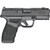 Springfield, Hellcat Pro Comp OSP, 9MM, 3.7" Hammer Forged Barrel with Comp, Melonite Finish, Black, Adaptive Grip Texture, Tritium Front Sight, Tactical Rack U-Notch Rear Sight, 2 Magazines