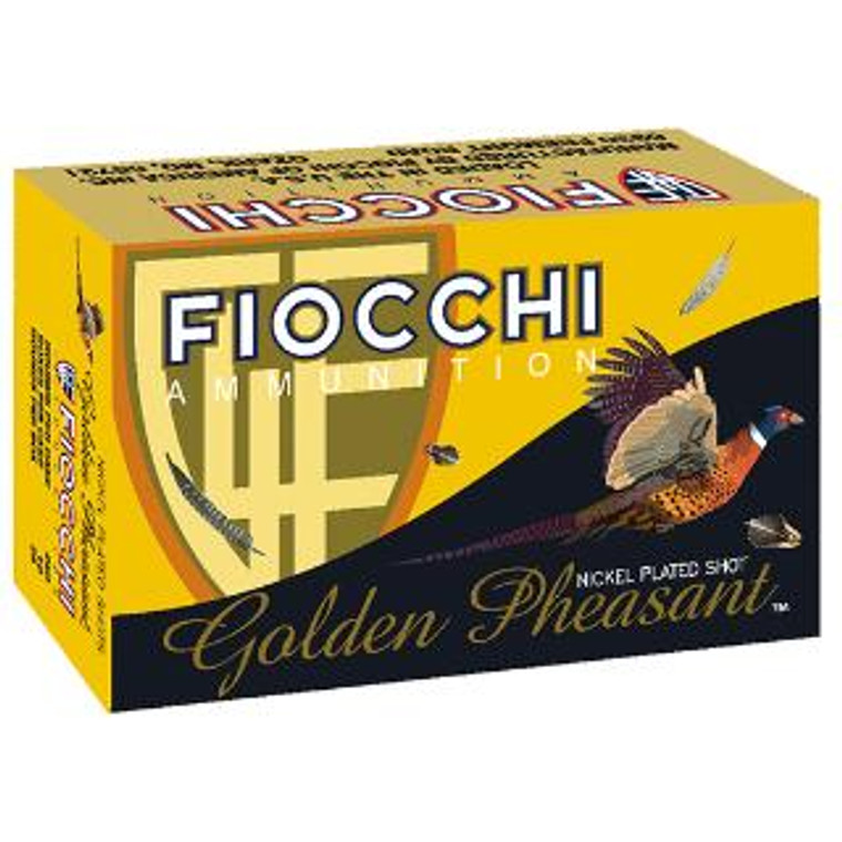 Fiocchi Golden Pheasant 12 Gauge 3" 1-3/4oz #4 Shot 25rds/Box