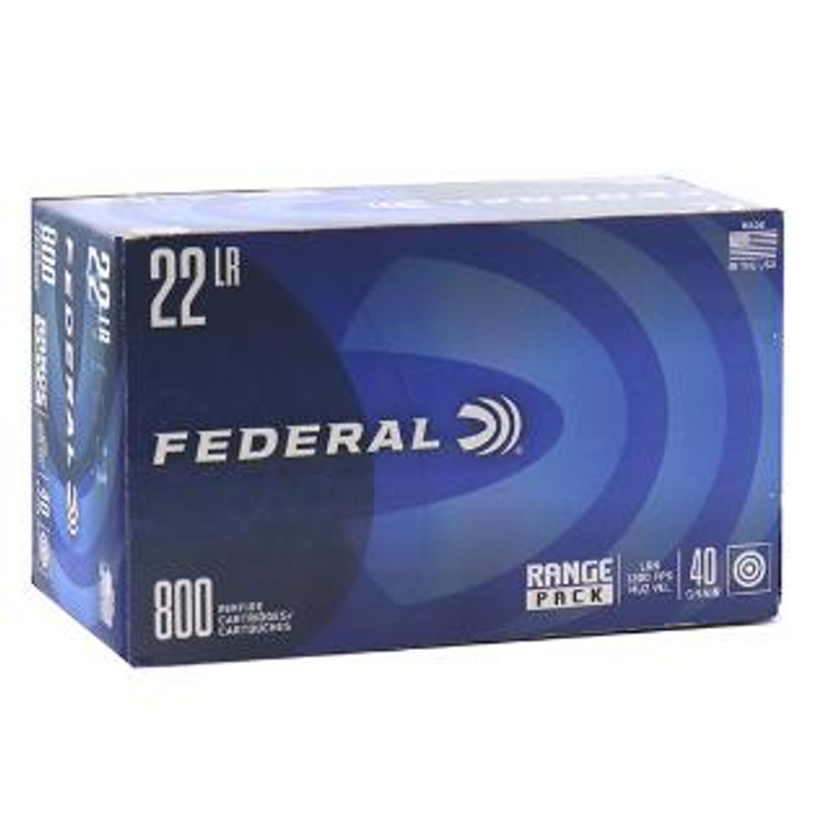 Federal Champion 22LR 40 Grain Lead RN 800rds/Box