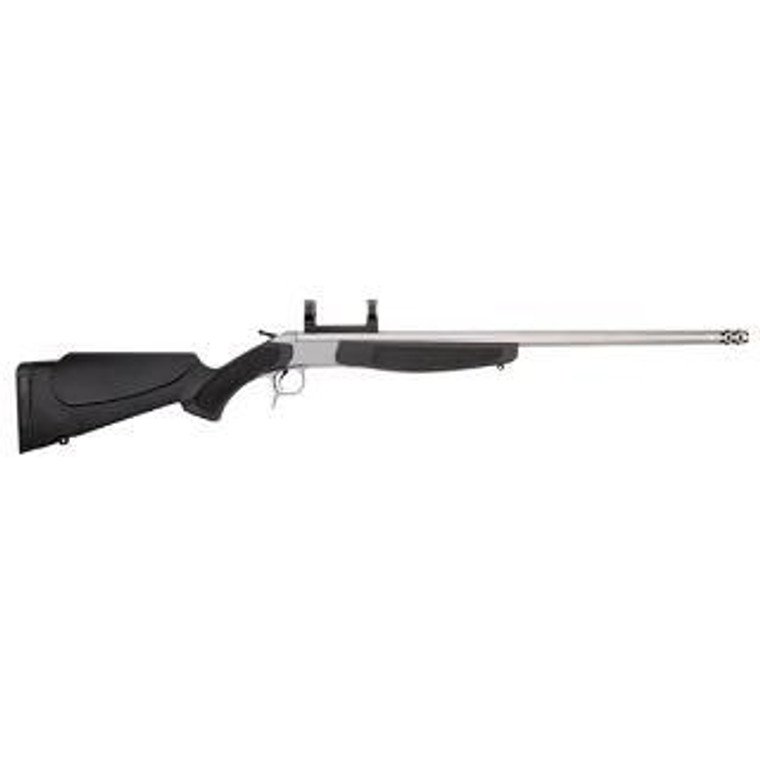 CVA Scout Break Action Rifle .450 Bushmaster 25" Fluted SS Barrel Black