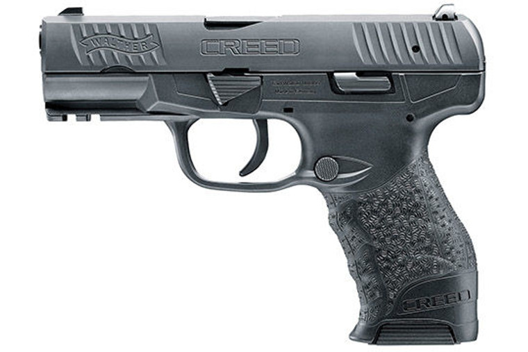 Walther Creed Semi Auto Pistol 9mm 4"Barrel 15Rd Black