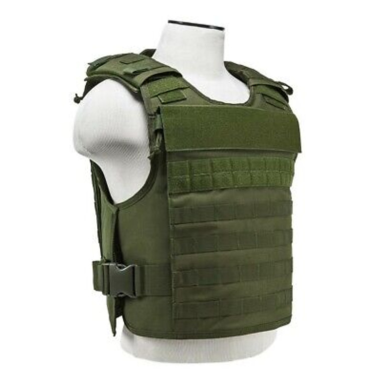 NcStar Plate Carrier Size Med-2XL Nylon Green