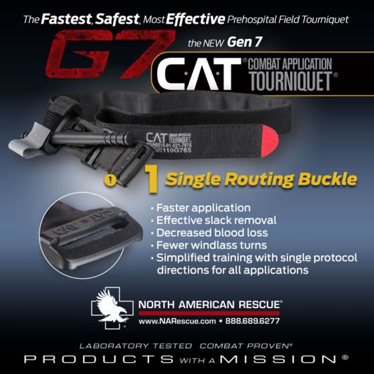 North American Rescue (C.A.T.) Combat Application Tourniquet Gen 7