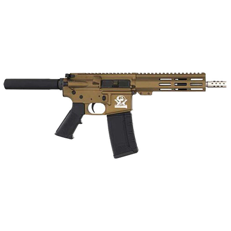 GLFA AR-15 223 Wylde Semi-Auto 7.5" SS Barrel 30rd Bronze