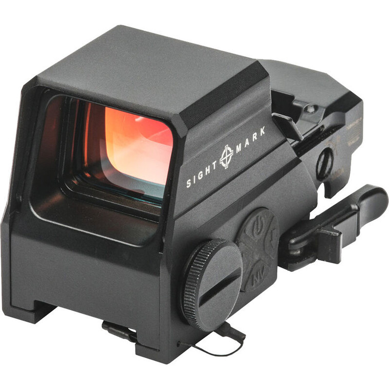 Sightmark Ultra Shot M-Spec LQD Reflex Sight 1x 65 MOA Circle Dot Crosshair Reticle Matte