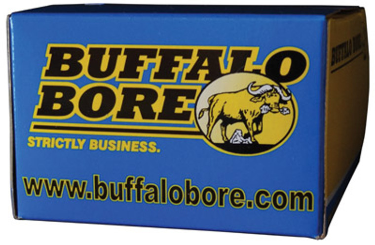 Buffalo Bore Ammunition 26B20 Personal Defense Strictly Business 460S&W Mag 360gr Lead Flat Nose 20 Per Box/12 Case