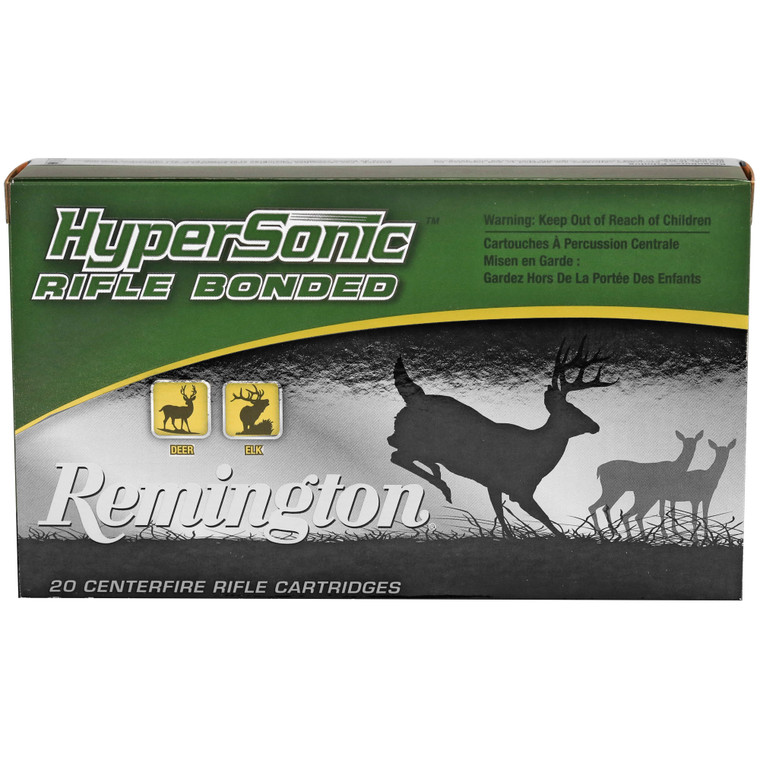 Remington, Hypersonic, 450 Bushmaster, 260 Grain, Pointed Soft Point, 20 Round Box