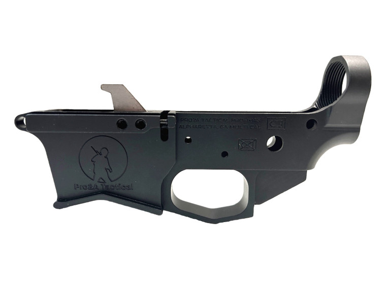 Pro2A AR-45 45 ACP/10mm Stripped Billet Lower Receiver