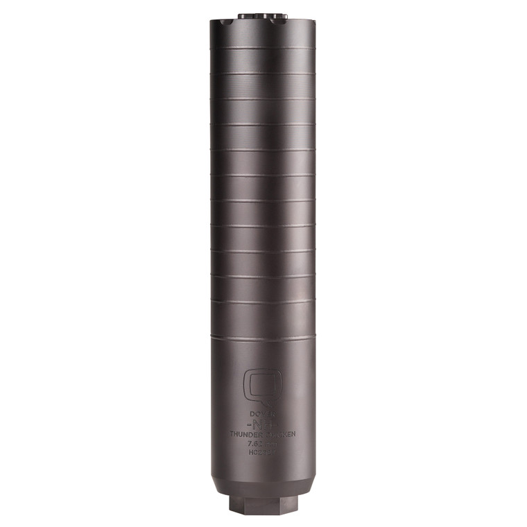 Q LLC Thunder Chicken 7.62/30 cal Suppressor TI Black With 5/8x24 Cherry Bomb included