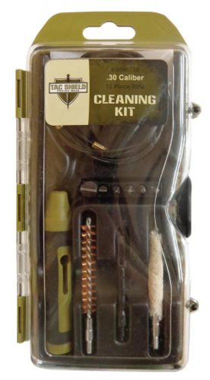 TAC SHIELD .30 Caliber Rifle Cleaning Kit (12-Piece)