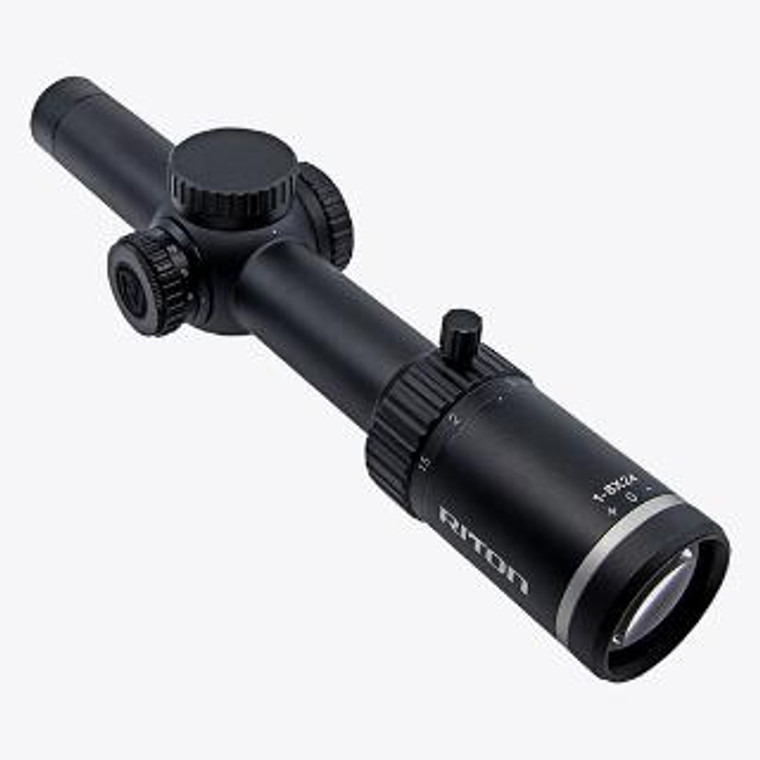 Riton X3 Tactix Scope 1-8x24 30mm Tube Illum Ret Black