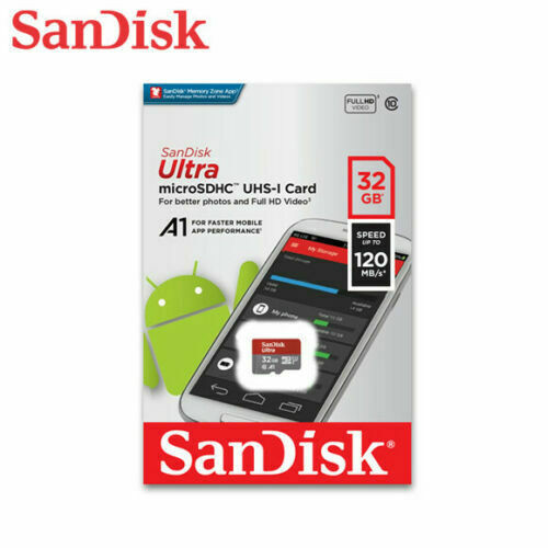 Micro SanDisk 32GB A1 10 SDHC With Adapter