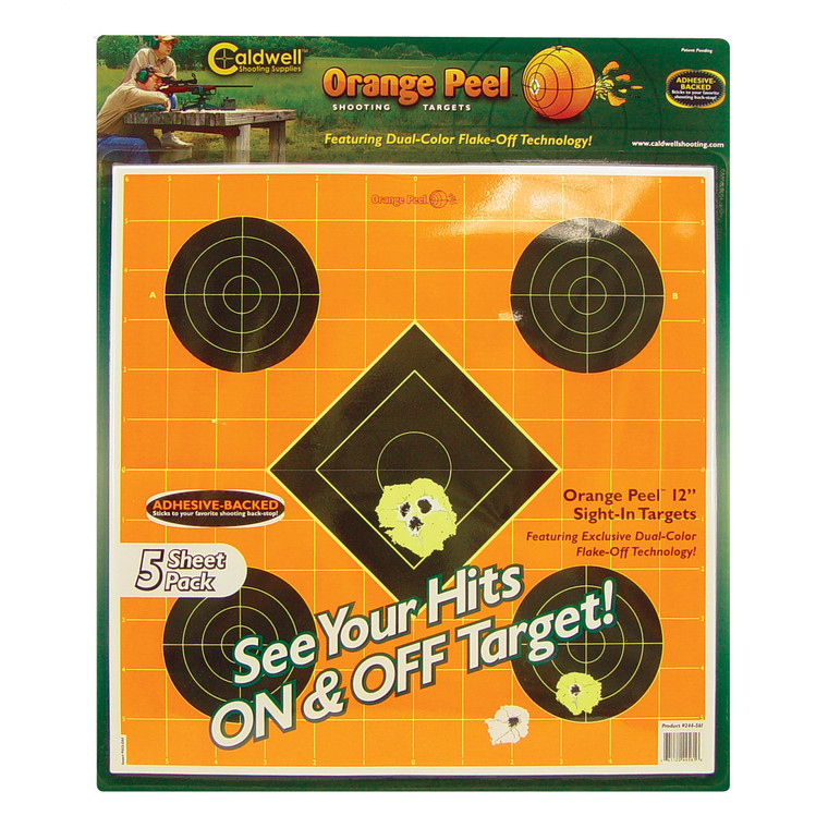 Caldwell Orange Peel Targets 5 Pack