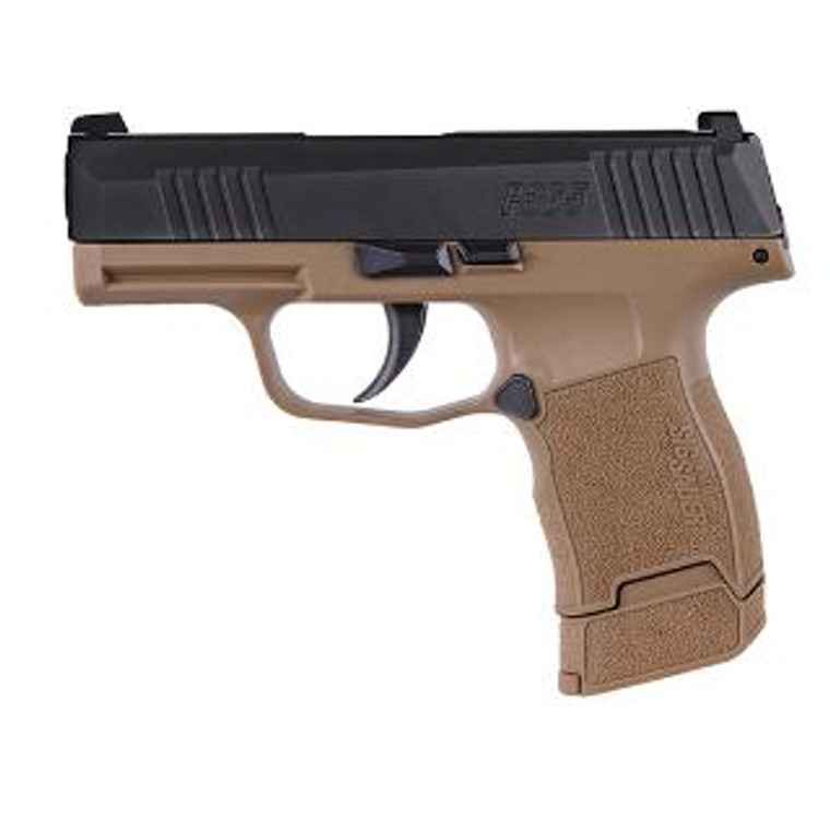 Sig Sauer P365 9mm 3.1" Barrel 12Rd & 15Rd With Holster Coyote Tan