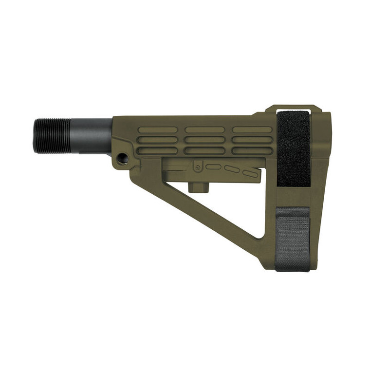 SB Tactical SBA4 Pistol Stabilizing Brace Complete Mil-Spec Kit Adjustable OD Green
