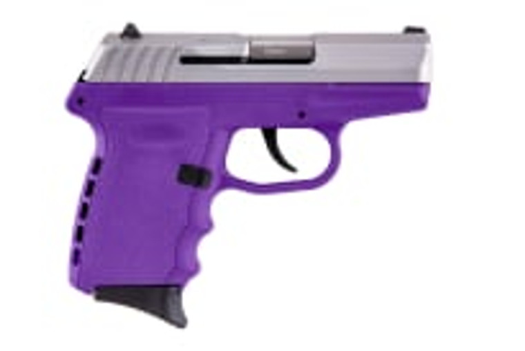 SCCY CPX-2-TTPU Semi Auto Pistol 9mm 3.1'' Bbl 10Rd Purple/Silver