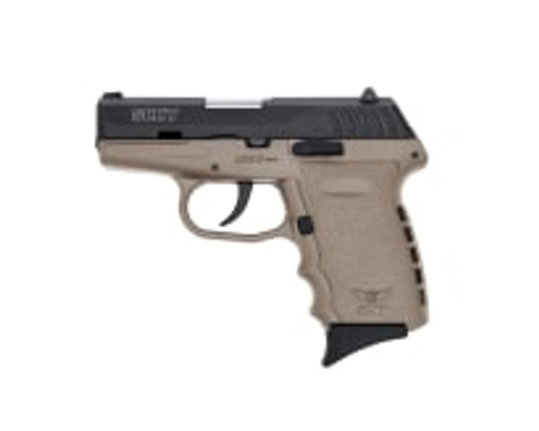 SCCY CPX-2-CBDE Semi Auto Pistol 9mm 3.1'' Barrel 10Rd FDE/Black