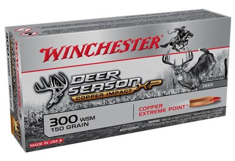 Winchester Deer Season XP Copper Impact 300WSM 150 Grain 20rds/Box